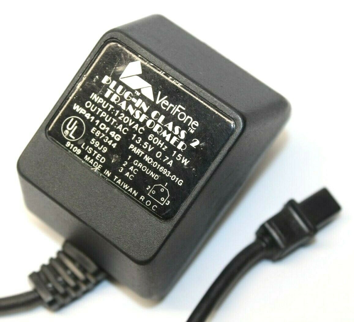 *Brand NEW* 13.5VAC 0.7A AC DC ADAPTER WP411014G VeriFone POWER SUPPLY - Click Image to Close